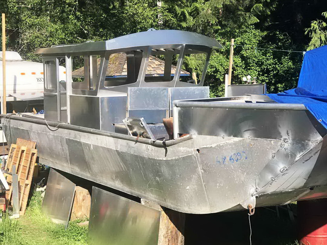 Herring Dive Harvesting Skiff