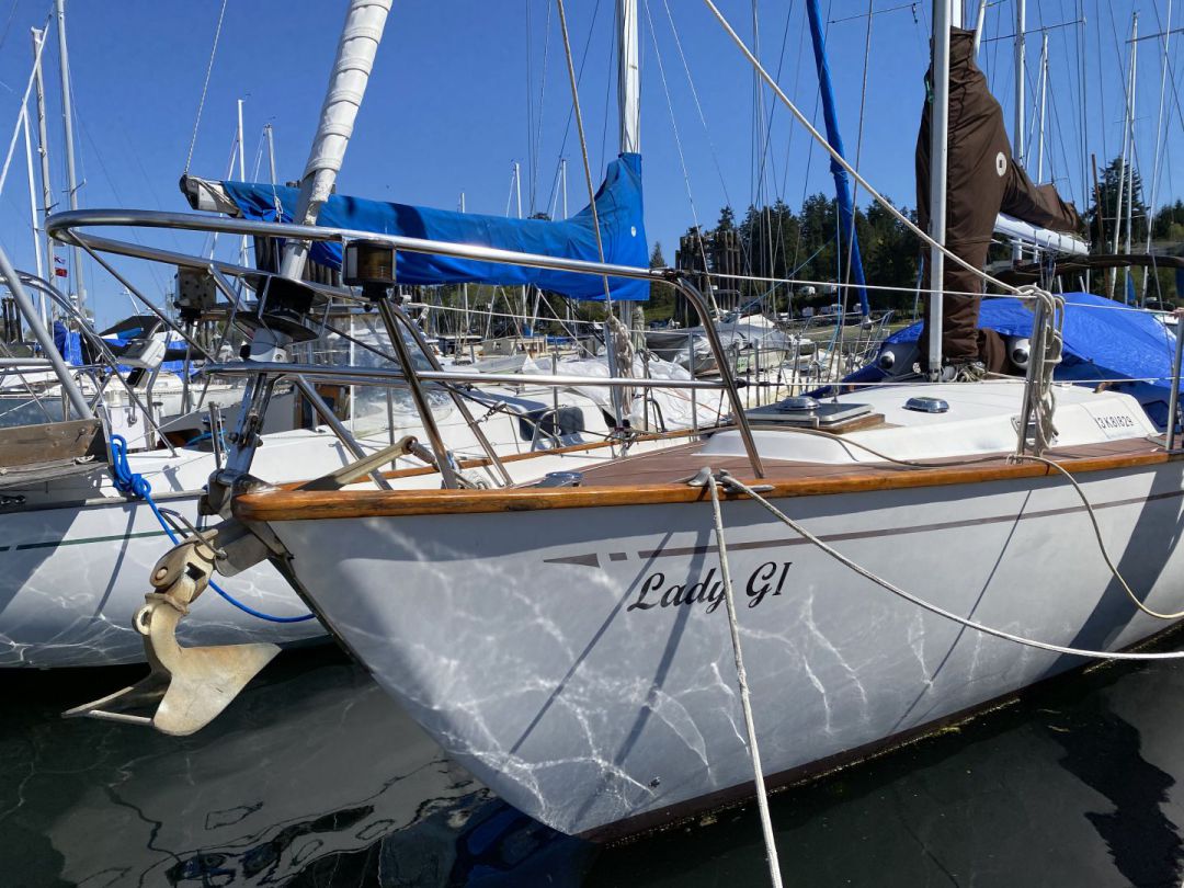 Fiberglass Fraser Sloop Sailboat image 1