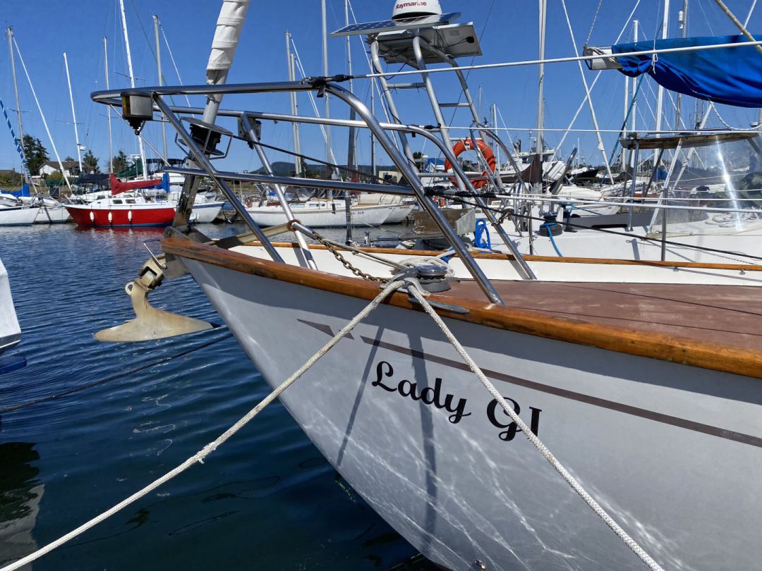 Fiberglass Fraser Sloop Sailboat image 2