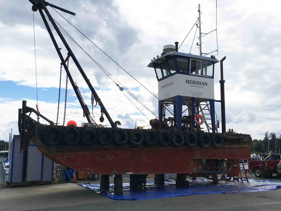 Flat Decked Power Scow Tug image 1