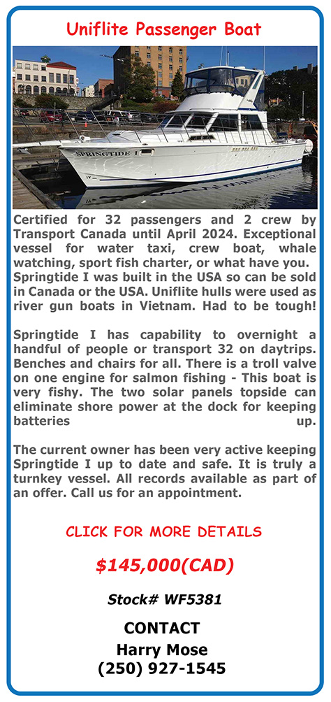 Uniflite Passenger Boat