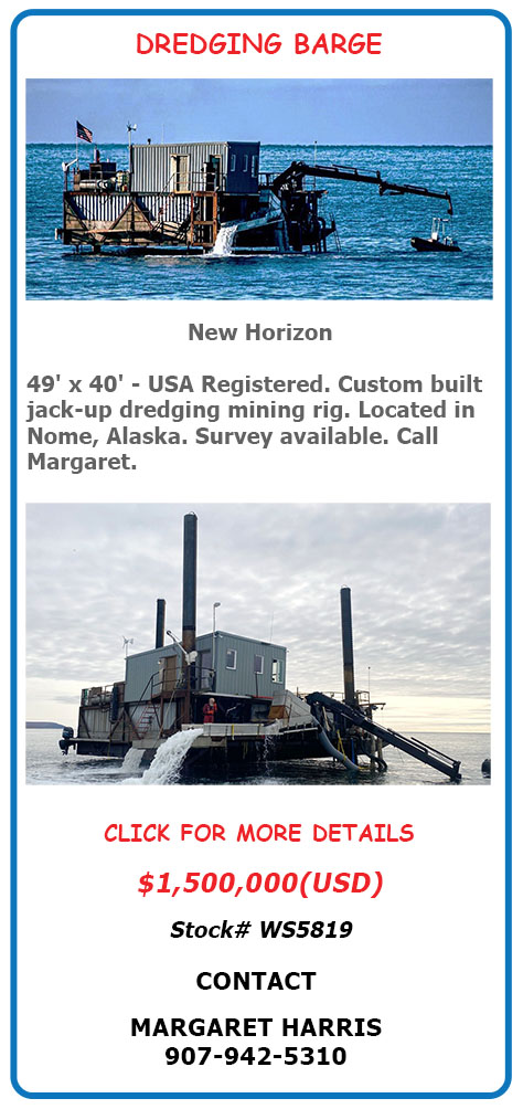 DREDGING BARGE